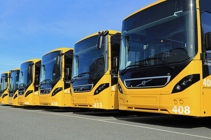 Mobile charter bus rental